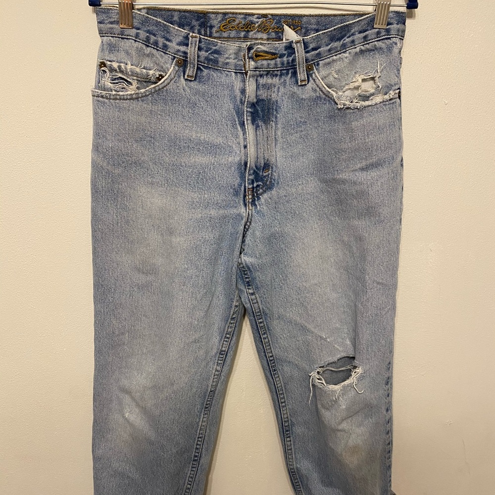 High waisted Eddie Bauer jeans